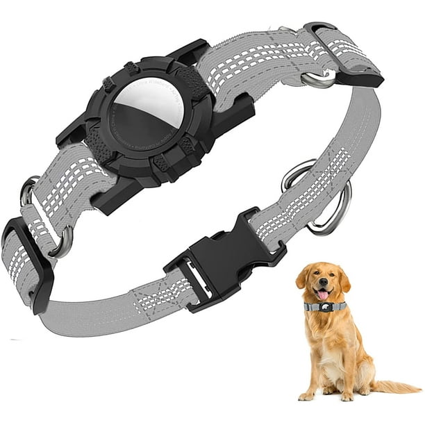 Airtag Dog Collar Apple Airtag Reflective Dog Collar, Heavy Duty Dog