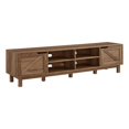 thumbnail image 1 of 70" Simple Wood Barndoor TV Stand - Rustic Oak, 1 of 11