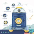 thumbnail image 4 of Muyoka Hucha para niños Dinero electrónico Bancos de monedas con protección de contraseña Cajero automático Caja de seguridad Caja de ahorro grande de plástico Simulación Cohete Juguete educativo Muyoka Hogar, 4 of 7