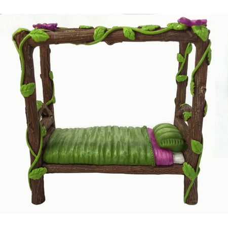 Glitzglam Miniature Fairy And Baby Gnome Bed A 4 Post Glitzglam Miniature Fairy And Baby Gnome Bed A 4 Post For Your
