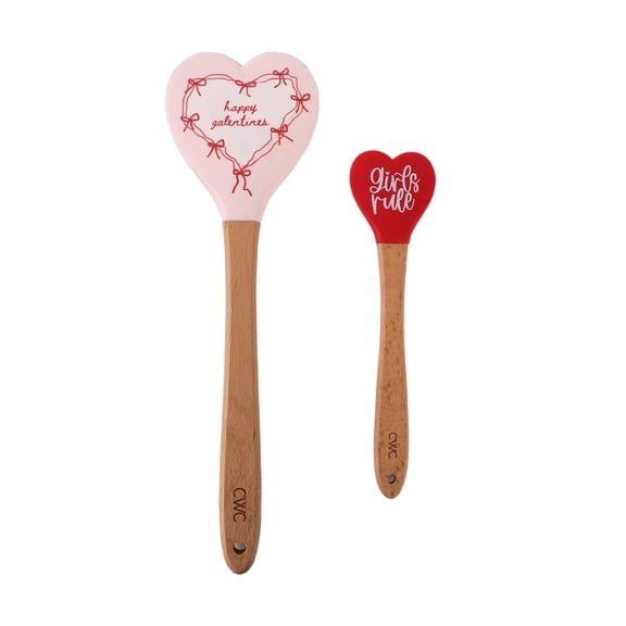 Cook with Color 2 Piece Spatula Set for Baking or Gifting, Girls