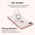thumbnail image 3 of Velvet Caviar Cell Phone Ring Holder - Finger Ring & Stand - Improves Phone Grip Compatible with iPhone, Galaxy, 3 of 5
