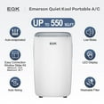 thumbnail image 5 of Emerson Quiet Kool 8,000 BTU 115-Volt Portable Air Conditioner with Heater, 5 of 6