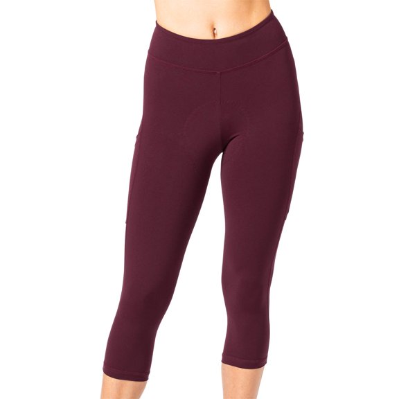 Terry Bike Pants Women Padded Wayfarer Cycling Capris Pants With Padding 20 Inch Long High Waisted Padded Bike Knicker