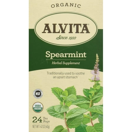 tea bags alvita spearmint organic ea pack