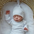thumbnail image 3 of BZDOLL Realistic 50 CM Reborn Sleeping Baby Doll With Hand-Painted 3D Skin and Vascular Vein, 20 Inch Alive Soft Vinyl Newborn Bebe Cute Play House Toy Birthday Gift For Child, 3 of 5