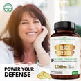 thumbnail image 5 of Mother Nature Organics Black Seed Oil Capsules 2000mg – 180 Softgels | Supports Heart, Immune & Digestive Health | Promotes Hair & Nail Strength, 5 of 11