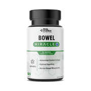 Real Science Nutrition Offers Bowel Miracle a Natural Bowel Supplement that may help Relieve Gas, Bloating, Diarrhea, Constipation and Support Digestive Health