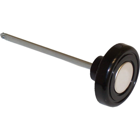 Brothers Trucks C6044-68 Headlight Knob with Rod - Deluxe - Black/Silver