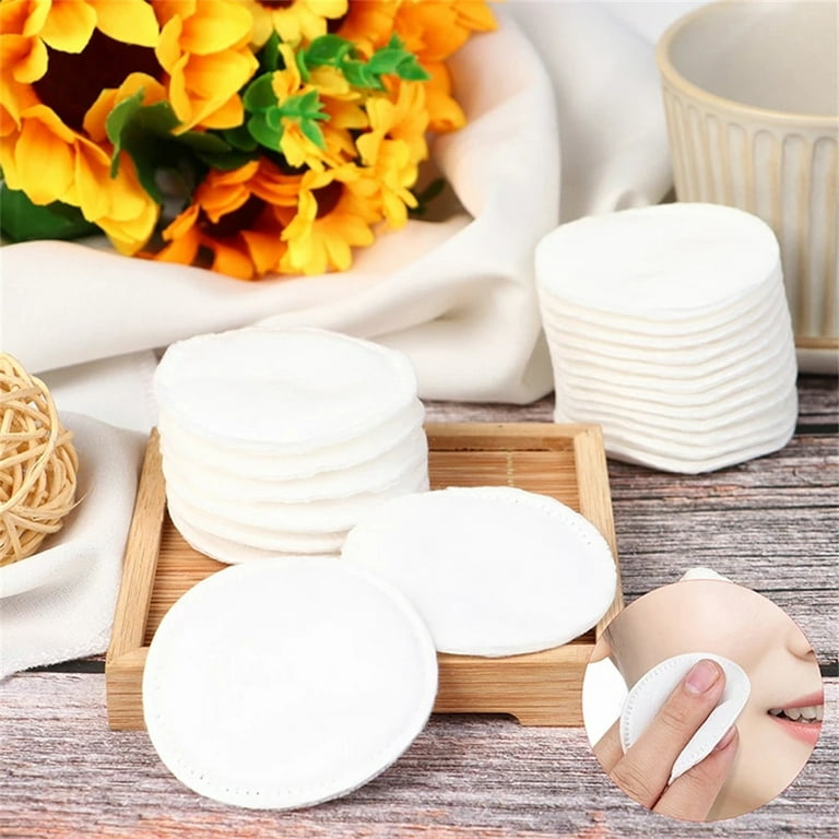 6Pieces Reusable Makeup Super Soft, & Premium Organic Pads Pads Sided Friendly, - - are Remover Reusable Face Double Eco Pads Cotton Removal Makeup Bamboo for