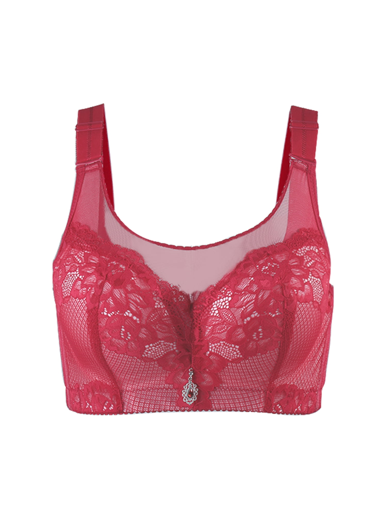 Unique Bargains Women Full Coverage Lace Front Plus Size Breathable