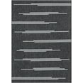 thumbnail image 2 of Unique Loom Outdoor Modern Collection Area Rug - Miranda (9' x 12' Rectangle Black and White), 2 of 6