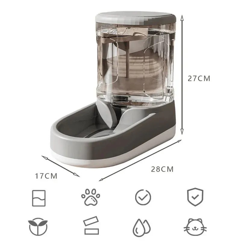 Dog Water Dispenser Cat Automatic Feeder Dog Feeding Water Cat Drinking Flowing Water, Not Plugged in Water Kettle Pet Supplies