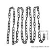 COMPUKAS Black Plastic Chain Barrier, Cuttable PE Link Chain for Safety ...