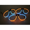 thumbnail image 6 of DirectGlow 50ct Aqua Orange Glow Stick Glasses Bracelets Party Supply Favors, 6 of 7