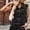 Black, variant on Dianli Denim Buttoned V‑Neck Vest With Collar Lightweight Washed Finish Pocket Detail Classic Casual Layering Piece For Spring Summer Travel Weekend And Everyday Wear Denim Vest Top Black L