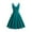 Sky Blue, variant on QUNYINEY Casual Women Dresses Sleeveless Solid A-Line Dress Lace Crew Neck Flowy Midi Sundress