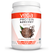 (2 pack) (2 pack) Vega Protein & Energy Powder, Chocolate, 20g Protein, 1.1lb, 18.1oz