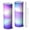 White-3, variant on 20oz Stainless Steel Skinny Tumbler with Telescopic Straw, Vacuum Insulated Slim Travel Cup, 360° Full Wrap Printed, Fluid Smoke Aurora Art Style