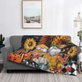 thumbnail image 2 of Yiaed Welcom Fall Print Blanket Throw Blanket Soft Cozy Flannel Blanket for Home Bed Sofa Couch Chair-50"x40", 2 of 6