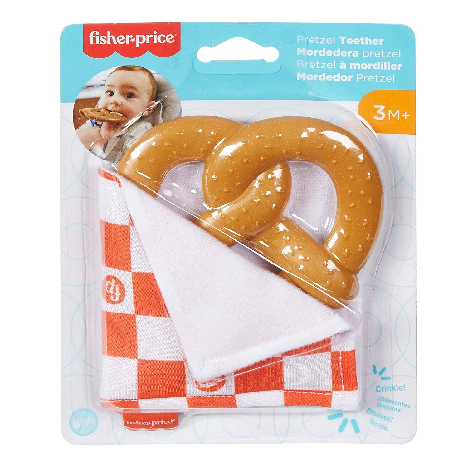 pretzel teething ring