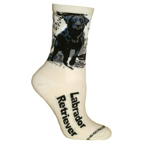Black Lab Natural Color Cotton Ladies Socks