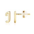 thumbnail image 1 of Lindbes Sterling Silver Stud Earrings  14K Gold, 1 of 6