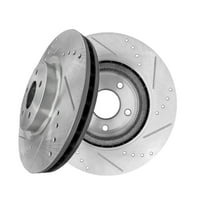 Front Drilled Slotted Brake Disc Rotors 320mm For 2015-2020 Nissan Pathfinder