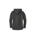 thumbnail image 4 of District  Women's Perfect Weight  Fleece Drop Shoulder Full-Zip Hoodie DT1104 - XL Charcoal, 4 of 4