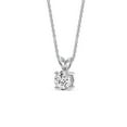 thumbnail image 5 of 1 Carat Round LAB GROWN Diamond Solitaire Pendant IGI Certified 14K Gold 4 Prong Diamond Necklace For Women, 5 of 7