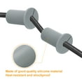 thumbnail image 4 of Uxcell 2Pcs Grommets de Pared para Cables de 1 Pulgada, Bushing de Silicona para Pared, Kits de Enrutamiento de Cables con Agujero de 8mm, Gris, 4 of 6