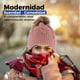 thumbnail image 3 of Gorro de Invierno para Mujer Gaon Tejido de Punto Suave Ligero y Cálido Rosa, 3 of 5