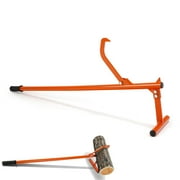 51-Inch Heavy-Duty Log Lifter and Cant Hook Tool, Steel Construction for Log Rolling and Pulling