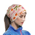 thumbnail image 6 of Neck Gaiter Face Cover Scarf, Cherries And Bows Soft Face Sun Mask Cover Scarf Headband Cooling Sweat Absorbing Bandanas Hiking Cycling Running, 6 of 7