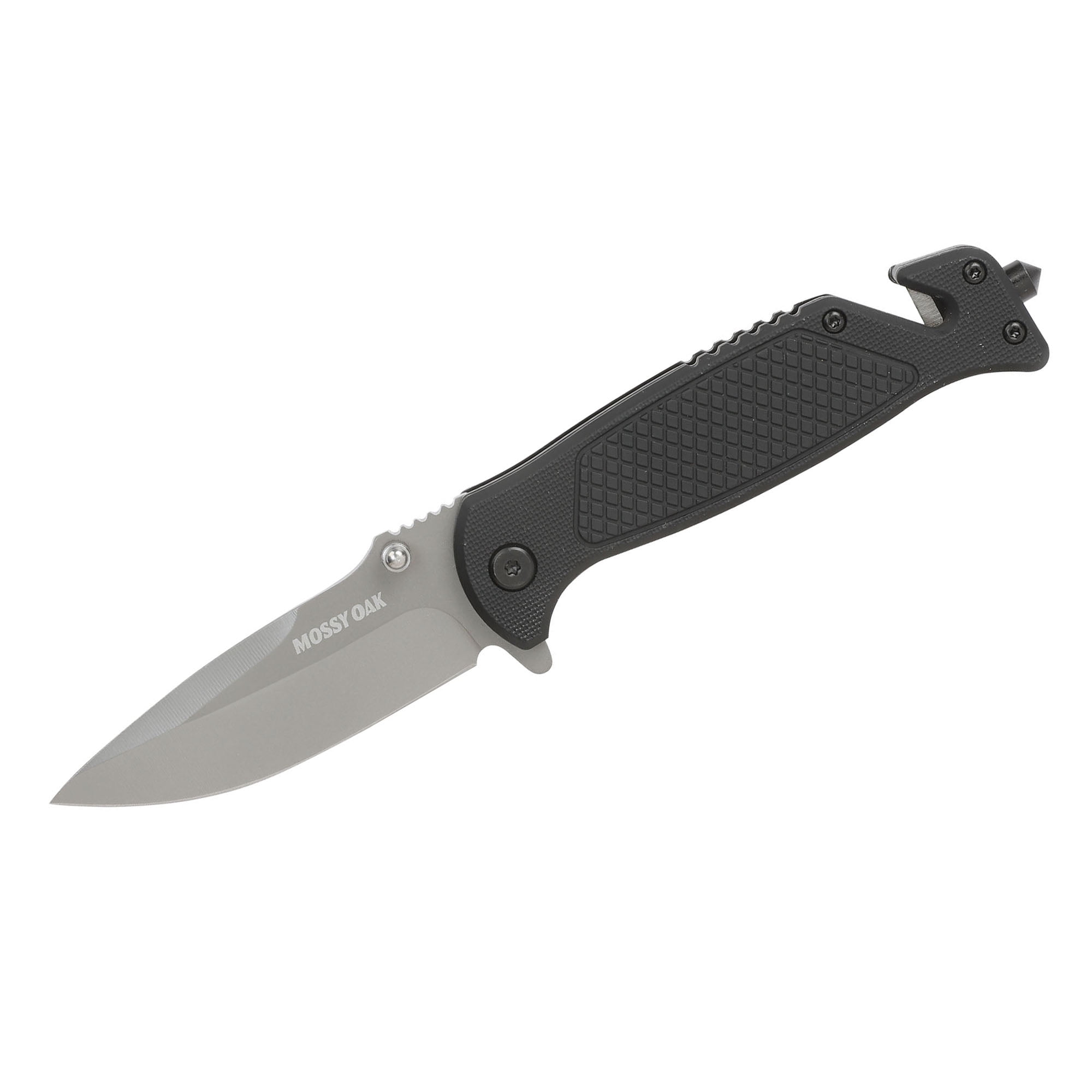 Mossy Oak 3-Pack Multitool and Knife Set: 17-in-1 Camo Multi-Tool, 9" Fixed Blade Knife, 7.5" Folding Knife
