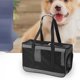 thumbnail image 4 of Bolsa de Viaje para Gatos Ventilada Premium para Perros Pequeños Fabricada en Resistente al Agua Gris Yuyangstore Portador de viaje para mascotas, 4 of 7
