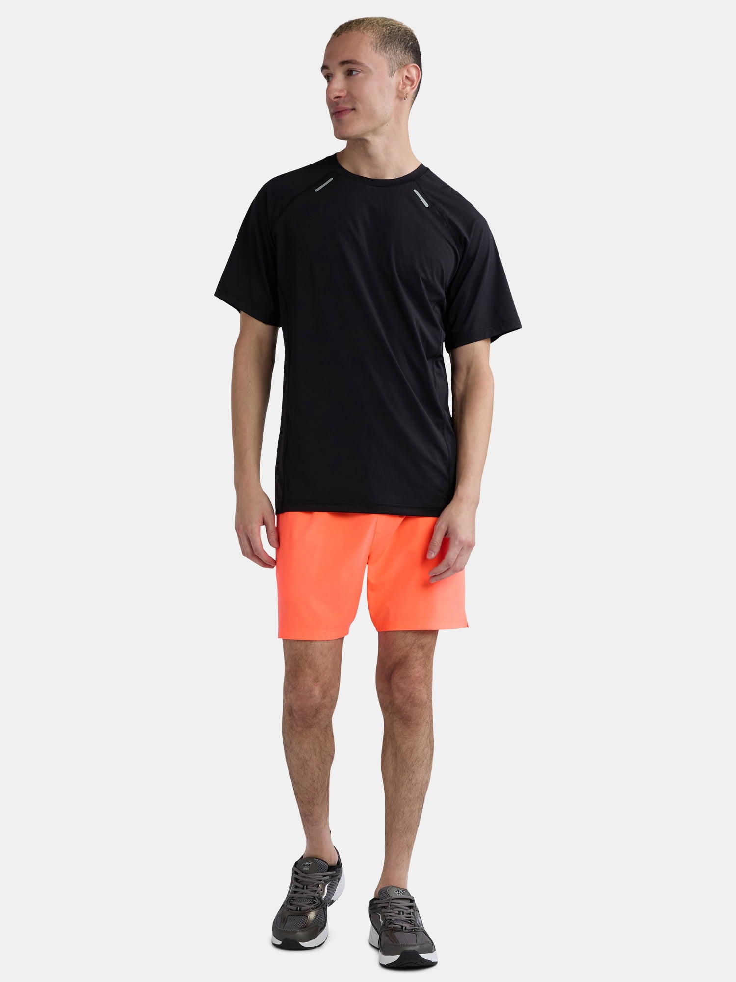 Athletic Works Men's and Big Men's Woven Running Shorts, 6" and 8" Inseams, Sizes XS-5XL