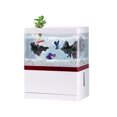 thumbnail image 2 of Fish Tank Aquarium With Bottom Compartments, Small Ecological Betta Tank, Desktop Mini Fish Tank, Acrylic Transparent Aquarium, Ultra Quiet Desktop Decoration For Office, 2 of 9