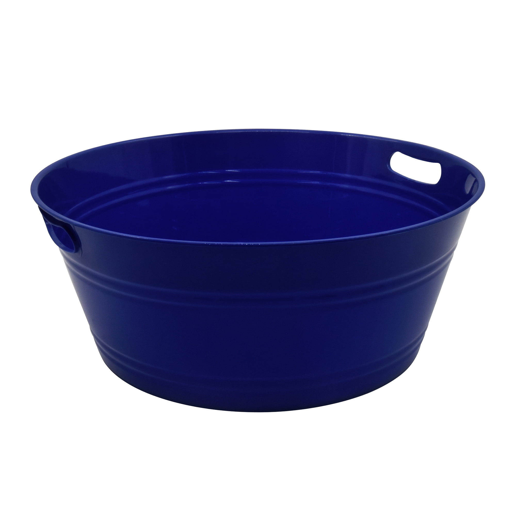 Plastic 17.5\" Round Party Tub, Blue, 1 Count, Party Favors, Way to Celebrate