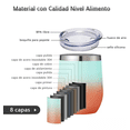 thumbnail image 5 of Vaso Termico Vino/café Acero Inoxidable 12oz Calor/frío 2 pz, Negro/Rosa, 5 of 5