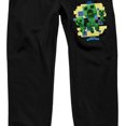 thumbnail image 2 of Minecraft Legends Creeper Squad Men's Black Jogger Pants-XS, 2 of 2
