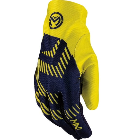 Moose Racing MX2 Mens MX Offroad Gloves Navy/Hi-Viz MD