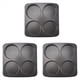 thumbnail image 1 of 3X Molde para Panecillos para Hamburguesas, Molde para Hamburguesas Acero Carbono Antiadherente 5 Pulgadas, Molde para Hornear Grande 4 Tazas para Panecillos Hamburguesas Caseros, 1 of 9