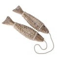 thumbnail image 1 of Conjunto De 2x 2 Talladas A Mano En Madera Que Cuelga De La Pared De Peces Marinos Decoración Colgante, 1 of 9