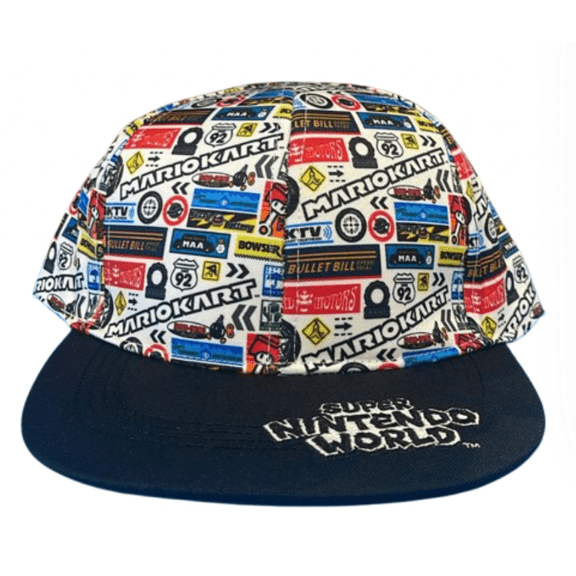 Universal Studios SUPER NINTENDO WORLD Mario Kart Signs Baseball Hat Cap New