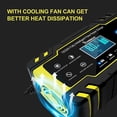thumbnail image 3 of Chargeur de Batterie Intelligent Portable 8a 12v/24v avec Écran Tactile Lcd Protections Multiples Type de Réparation, 3 of 5