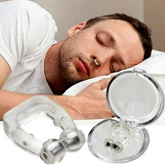 Anti Snoring Devices, Snore Stopper with Adjustable Magnet, Snoring Solution for Comfortable and Quieter Sleep, Effective to Relieve Snoring