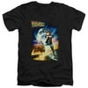 Back To The Future Science Fiction Comedy Movie Poster Adult V-Neck T-Shirt Tee