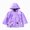 Purple, variant on zuwimk Boys Girls Hooded Rain Jackets Waterproof Rain coats Windbreaker for Kids Lightweight Jackets(2-3 Years,Purple)