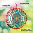 thumbnail image 3 of WIRESTER Wind Spinners Outdoor Hanging Décor 8" for Yard and Garden Decor, Outdoor Decorations - Tropical Mandala, 3 of 7